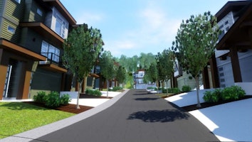 Exterior rendering street view pngo4x