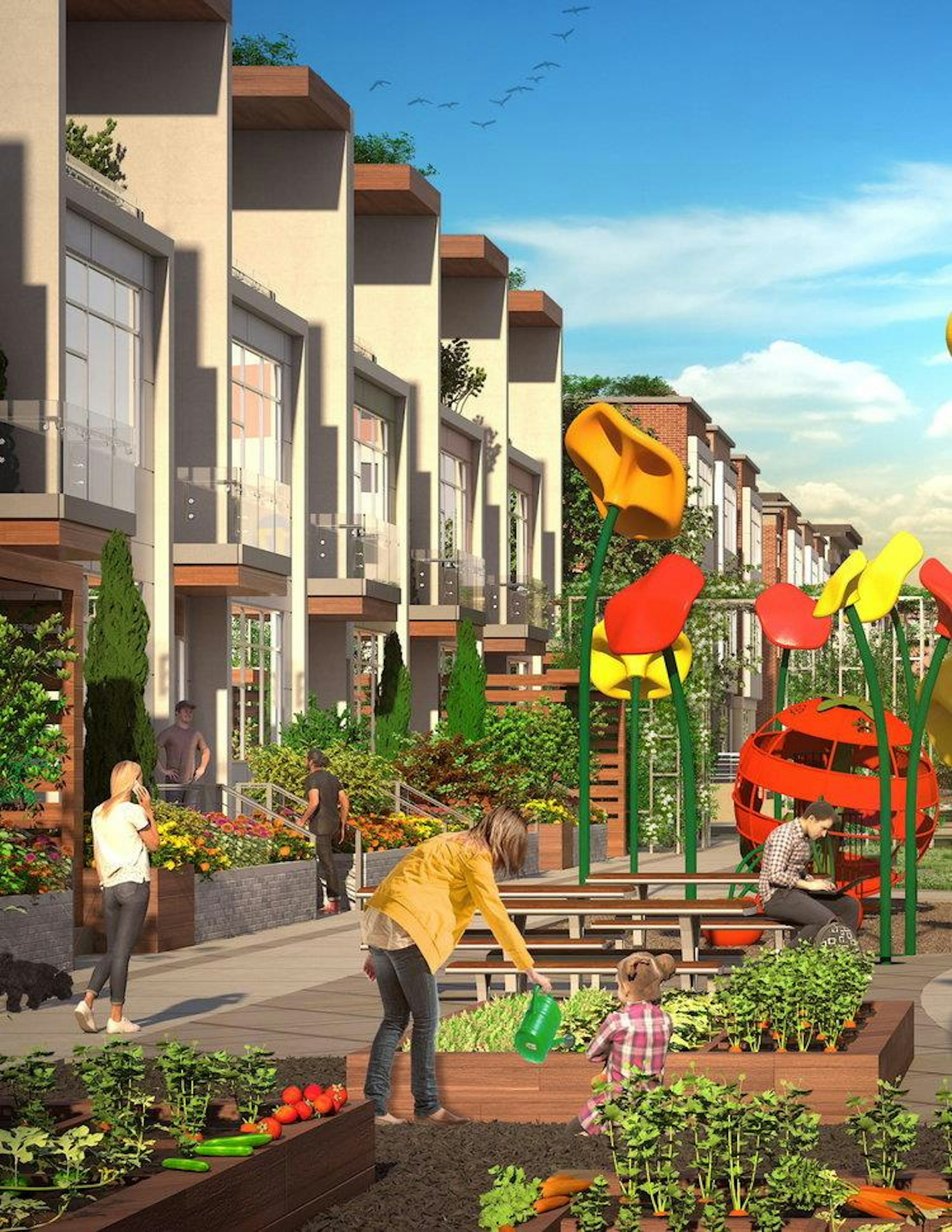 Blatchford Townhomes by Mutti Homes, Edmonton AB REW